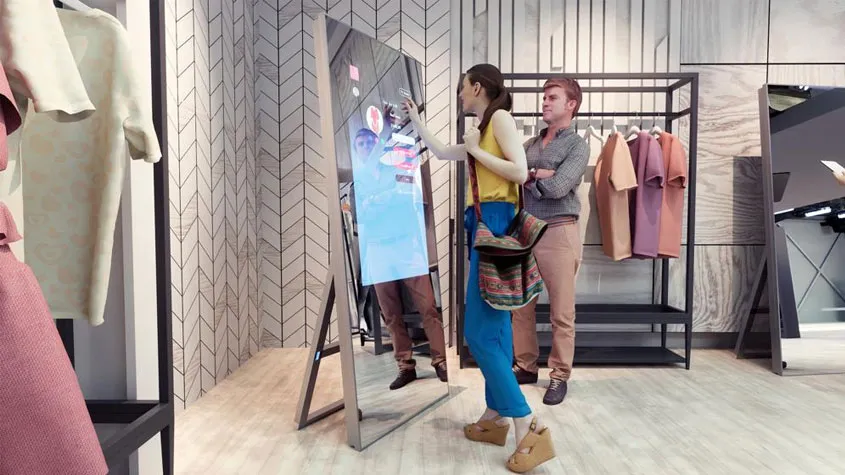 آینه مجازی و نرخ بازگشت پوشاک