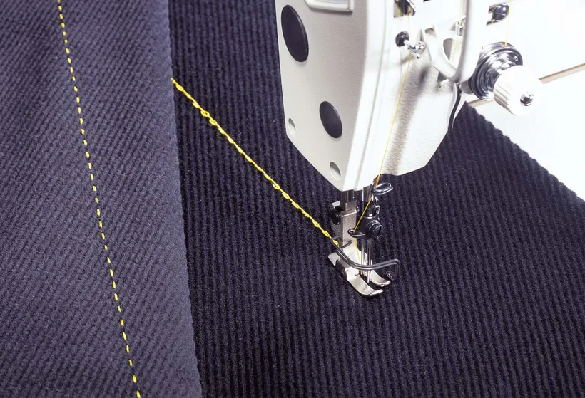 کاربرد های دوخت راسته در تولید پوشاک